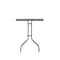 Flash Furniture Barker 23.5'' Silver Square Tempered Glass Metal Table TLH-073A-1-SV-GG - alternate 10